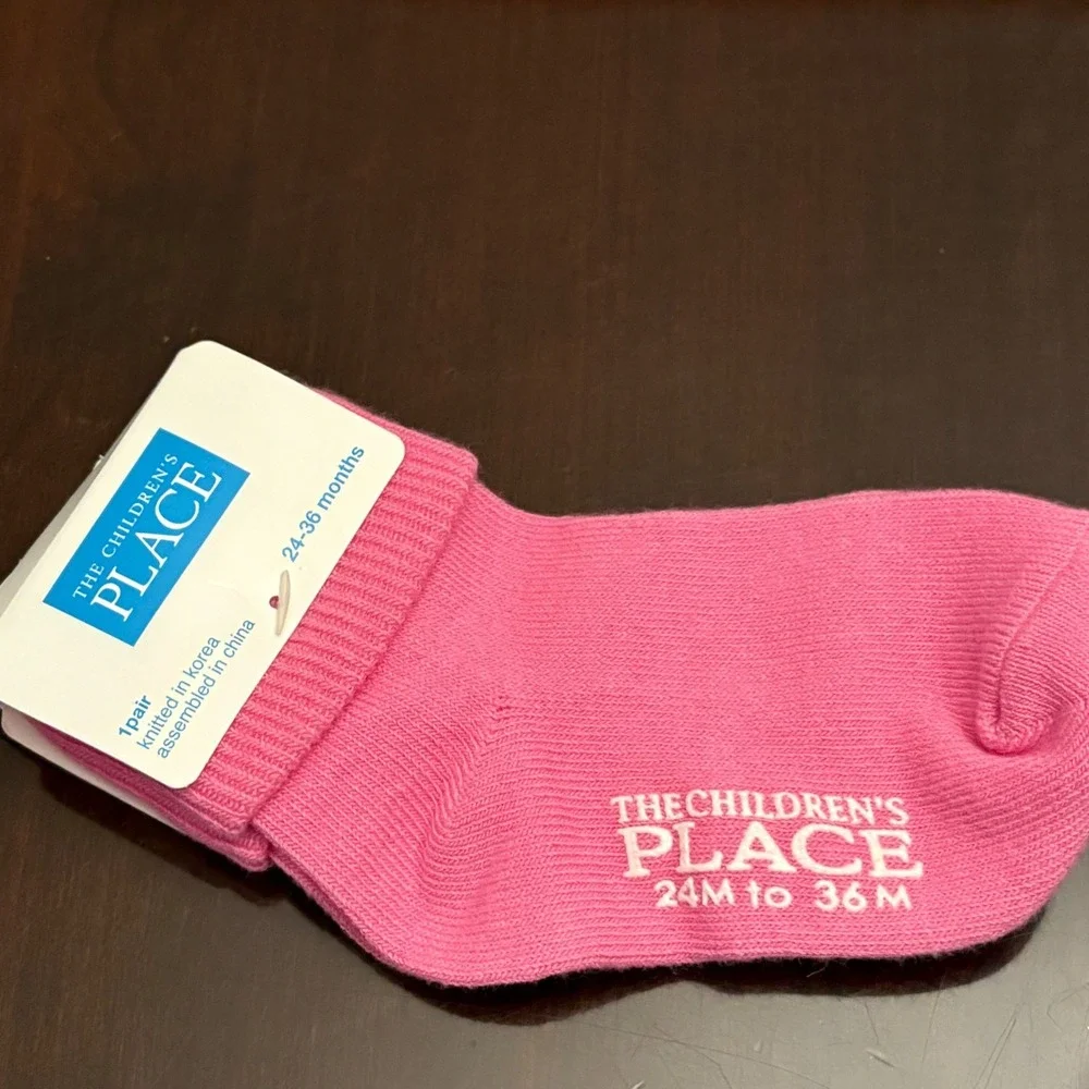 The‎ Children's Place Pink Socks Baby Girl 24-36 Months Cotton Blend Soft